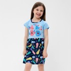 Платье для девочек, цвет голубой, рост 104см - фото 319495452
