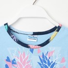 Платье для девочек, цвет голубой, рост 104см 9634540