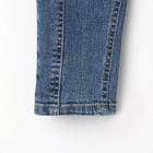 Полукомбинезон для девочек, цвет синий, рост 92см - фото 25324684