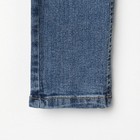 Полукомбинезон для девочек, цвет синий, рост 104см - Фото 3