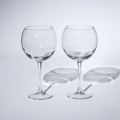 Набор стеклянных бокалов для вина «Магнум Баллон», 650 мл, 2 шт