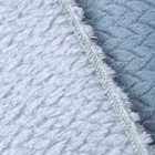 Плед-покрывало Колетта, 150х200см, морская волна, велсофт 270г/м, полиэстер - фото 47159882