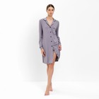 Сорочка женская MINAKU: Home collection цвет серый, размер 50 - фото 8101064