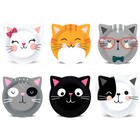 Набор бумажных тарелок «Кошки с ушками», 6 шт., 23 см - фото 281293097