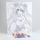 Картина по номерам на холсте с подрамником «Девушка с призраками», 40×50 см - Фото 2