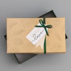 Коробка подарочная, упаковка, «Эко», 12 х 7 х 4 см - фото 319496297