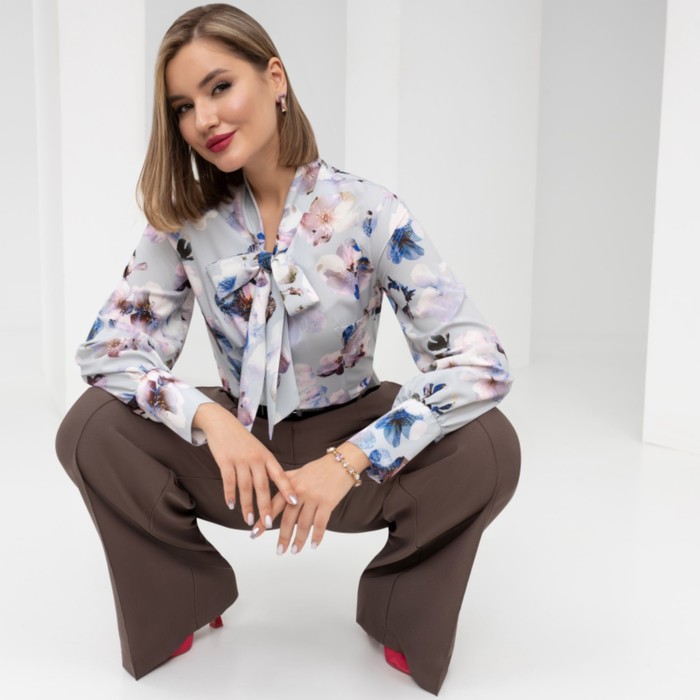 Блуза женская Charutti «Цветочные фантазии», размер 54 63176