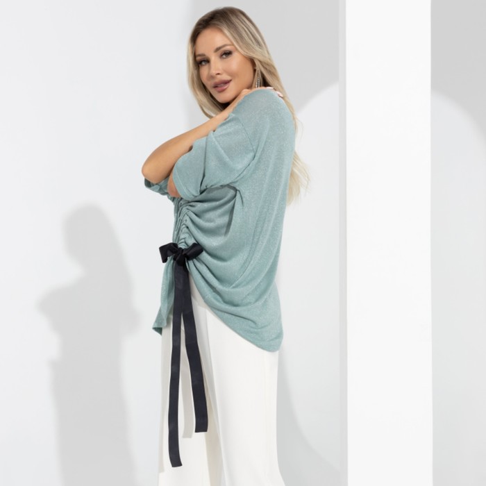 Свитшот женский Charutti «Вот это да! Glossy green», размер 52 63179