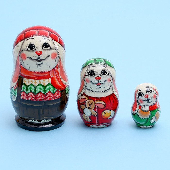 Матрёшка «Зайчики» - Фото 1
