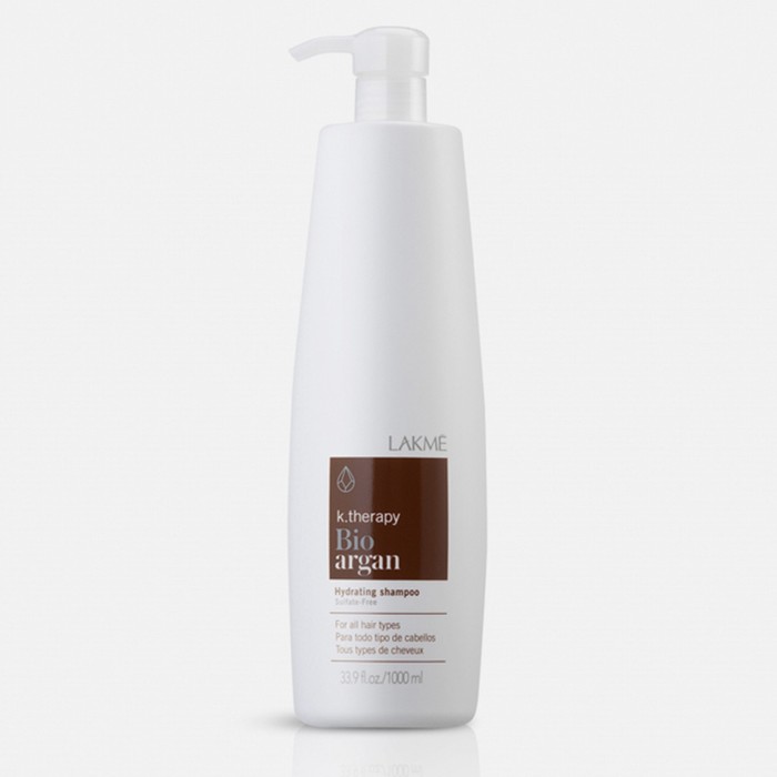 

Шампунь для волос Lakme K-Therapy Bio argan, аргановый увлажняющий, 1000 мл