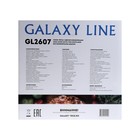 Мини-печь Galaxy GL 2607, 1650 Вт, 48 л, 100-250°С, подсветка, серебристая - Фото 9