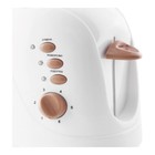 Тостер Galaxy GL 2904, 800 Вт, 6 режимов прожарки, 2 тоста, белый - фото 51339753