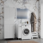 Раковина СанТа «Юпитер» 900120, над стиральной машиной, 800×500 мм, левая, без кронштейнов  (артикул 9738957)  большой выбор товаров оптом и в розницу по низким ценам с доставкой