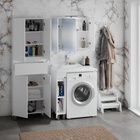 Раковина СанТа «Юпитер» 900120, над стиральной машиной, 800×500 мм, левая, без кронштейнов  (артикул 9738957)  большой выбор товаров оптом и в розницу по низким ценам с доставкой