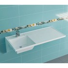 Раковина СанТа «Лидер» 900106N, над стиральной машиной, 1000х482 мм, левая, без кронштейнов 973895 - Фото 2