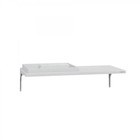 Раковина СанТа «Юпитер» 900131, над стиральной машиной, 1100×500 мм, левая, без кронштейнов - Фото 4