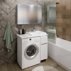 Раковина СанТа «Юпитер» 900129, над стиральной машиной, 900×500 мм, правая, без кронштейнов  (артикул 9738963)  большой выбор товаров оптом и в розницу по низким ценам с доставкой