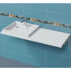 Раковина СанТа «Юпитер» 900124, над стиральной машиной, 1200х500 мм, левая, без кронштейнов 973896 - Фото 1