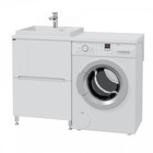 Раковина СанТа «Юпитер» 900124, над стиральной машиной, 1200х500 мм, левая, без кронштейнов   973896 - Фото 2