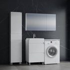 Раковина СанТа «Юпитер» 900124, над стиральной машиной, 1200×500 мм, левая, без кронштейнов  (артикул 9738966)  большой выбор товаров оптом и в розницу по низким ценам с доставкой