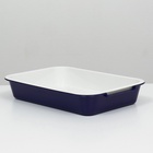 Туалет средний с сеткой 36×26×6.5 см, лоток синий/сетка белая - Фото 2