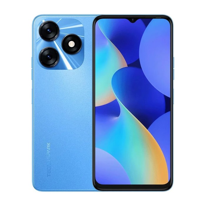 Смартфон Tecno Spark 10 66 8 Гб 128 Гб 50 Мп 8 Мп 2 sim 5000 мАч NFC синий 1199000₽