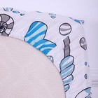 Постельное бельё BABY «Карамелька» 112х147 см, 60х120 см на резинке, 40х60 см, бязь 125 гр/м,100% хлопок - фото 42013957