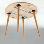 Стол раскладной, 900х900/1340х755, Дуб сонома - фото 22250209