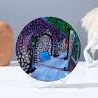 Тарелка декоративная «Улица Прованс», настенная, D = 17,5 см - фото 10524984