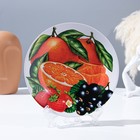 Тарелка декоративная «Апельсиновое настроение», настенная, D = 17,5 см - фото 10524990