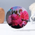 Тарелка декоративная «Розы», настенная, D = 17,5 см - фото 10525020