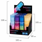 Клей-карандаш PVP 21 г BRAUBERG GRADE, в градиентном корпусе, ассорти - Фото 15