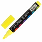 Mаркер меловой BRAUBERG "POP-ART", 5мм, желтый,флуор. стираем, для гладких поверхн151528 - фото 22250483