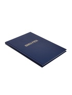 Книга учета А4, 144 листа, клетка, 200×290 мм, бумвинил, синий, блок офсетный - Фото 7