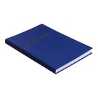 Книга учета, 192 листа, обложка бумвинил, блок ГАЗЕТНЫЙ, клетка, цвет синий - фото 9737040