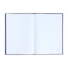 Книга учета А4, 96 листов, линия, 200×290 мм, обложка бумвинил, синий, блок офсетный 9563367