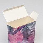 Коробка складная «Подарочек» с фиолетовым бантом, 16×23×7.5 см 9613186