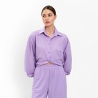 Комплект женский (сорочка, брюки) MINAKU цвет сиреневый, р-р 48 - Фото 2