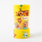 Плед Павлинка Три Кота Игра 150х200см, желтый, аэрософт 190г/м, пэ100% - фото 24291176