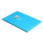 Книга учета, 96 листов, обложка картон 7БЦ, блок ГАЗЕТНЫЙ, клетка, цвет синий - фото 9737048