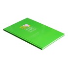 Книга учета, 96 листов, обложка картон 7БЦ, блок ГАЗЕТНЫЙ, линия, цвет зеленый - Фото 2