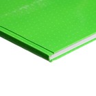 Книга учета, 96 листов, обложка картон 7БЦ, блок ГАЗЕТНЫЙ, линия, цвет зеленый - Фото 3