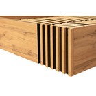 Кровать «Либерти» 51.26, 160×200 см, ортопедическое основание, цвет дуб вотан / велюр монако чёрный - Фото 4