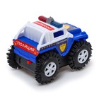 Джип-перевёртыш «Полиция», работает от батареек, цвет МИКС, в пакете - фото 27141434
