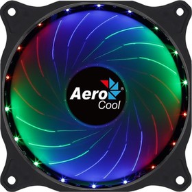 Вентилятор Aerocool Cosmo 12, 120x120 мм, 4-pin Molex, 24dB, 160 гр, LED, Ret
