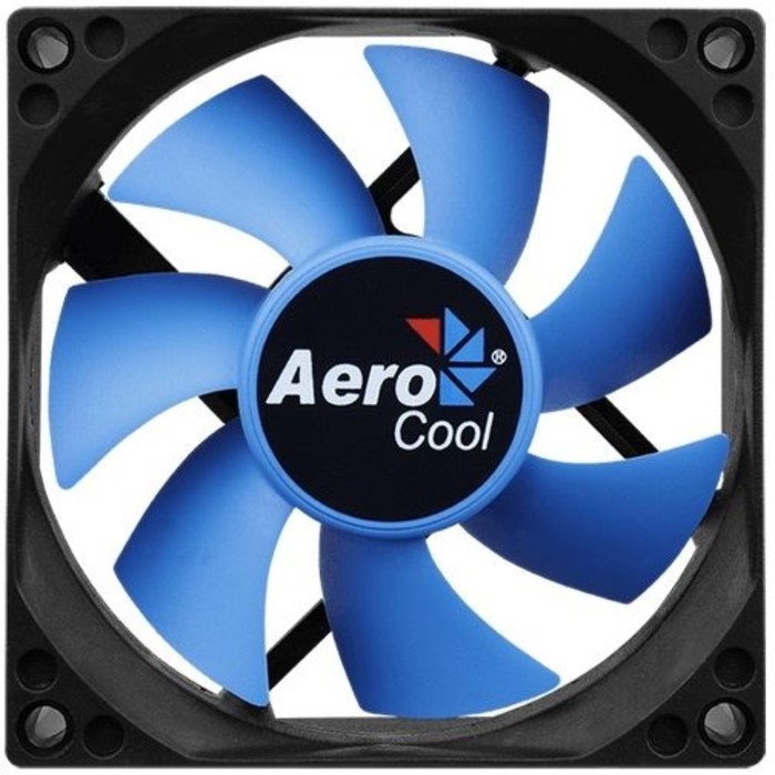 Вентилятор Aerocool Motion 8 Plus, 80x80 мм, 3-pin 4-pin Molex, 25dB, 90 гр, Ret - фото 51510458