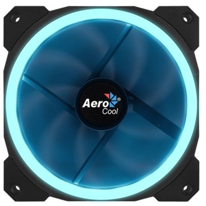 Вентилятор Aerocool Orbit, 120x120 мм, 3-pin, 14dB, 153 гр, LED, Ret - фото 51310804