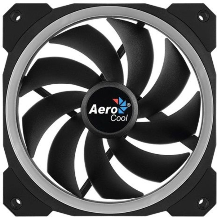 Вентилятор Aerocool Orbit, 120x120 мм, 3-pin, 14dB, 153 гр, LED, Ret - фото 51310805