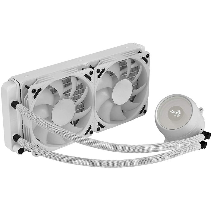 Система водяного охлаждения Aerocool Mirage L240 W, Soc-AM4/1151/1200/2066/1700, 4-pin, 27dB   94931 - фото 51310820