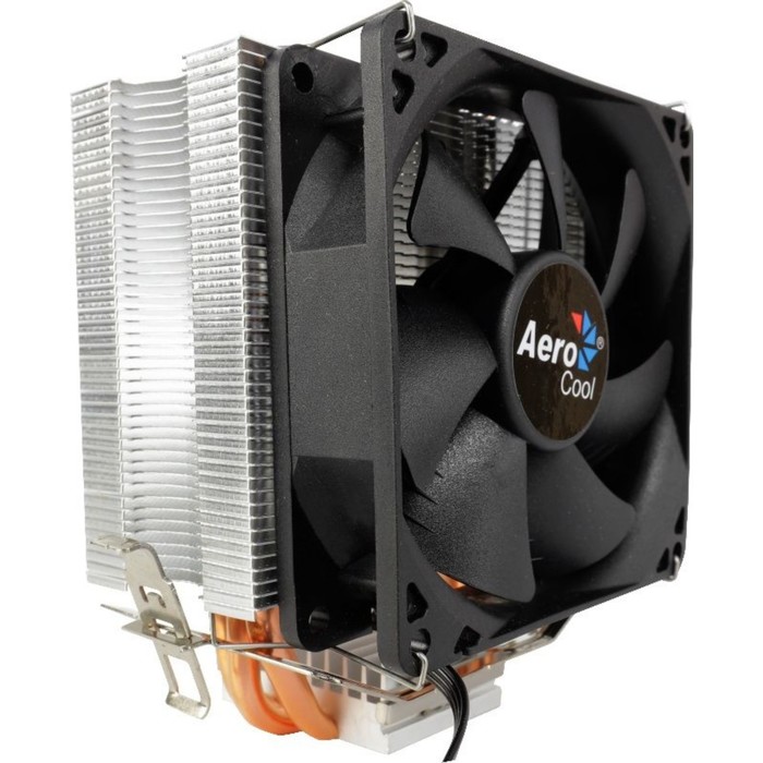 Кулер Aerocool Verkho 3, Soc-AM4/1151/1200, 4-pin, 15-24dB, Al+Cu, 120W, 530 гр, Ret - фото 51310859